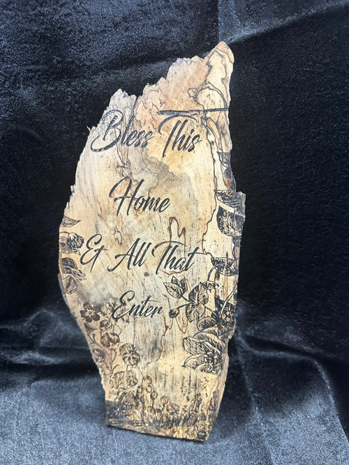 Bless this home wood art image 0