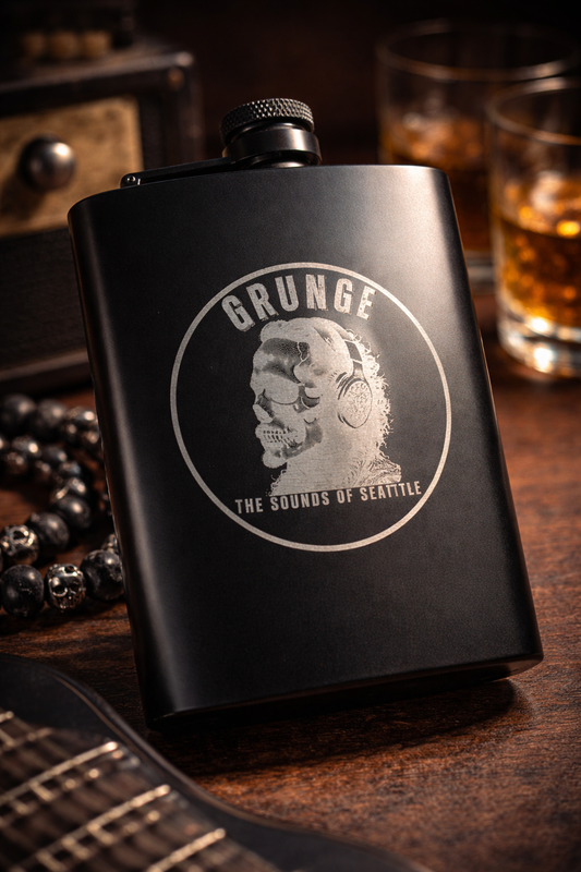 Custom Engraved Statement Flask